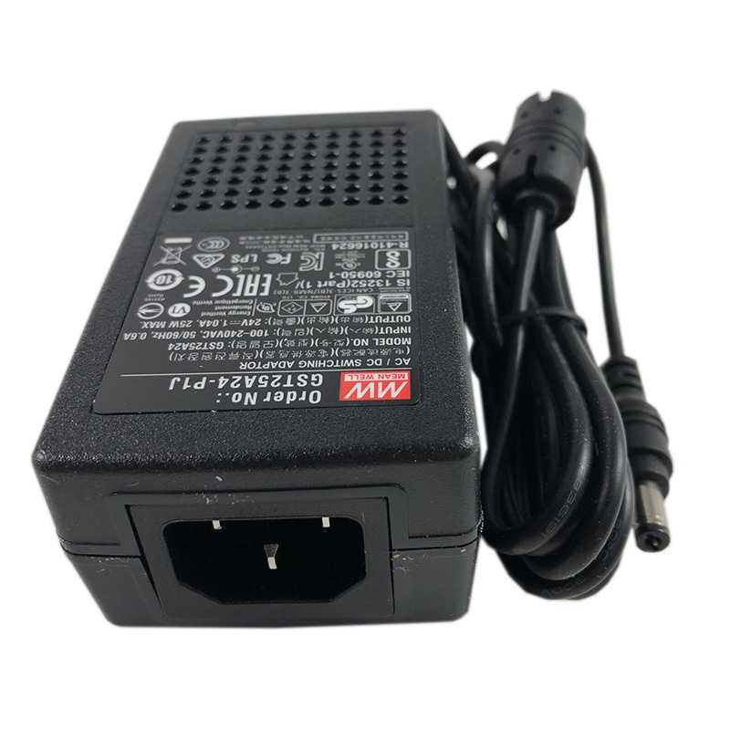 Mean Well DC24V 1.04A 25W GST25A24 AC To DC Reliable Green Industrial LED Power Adaptor